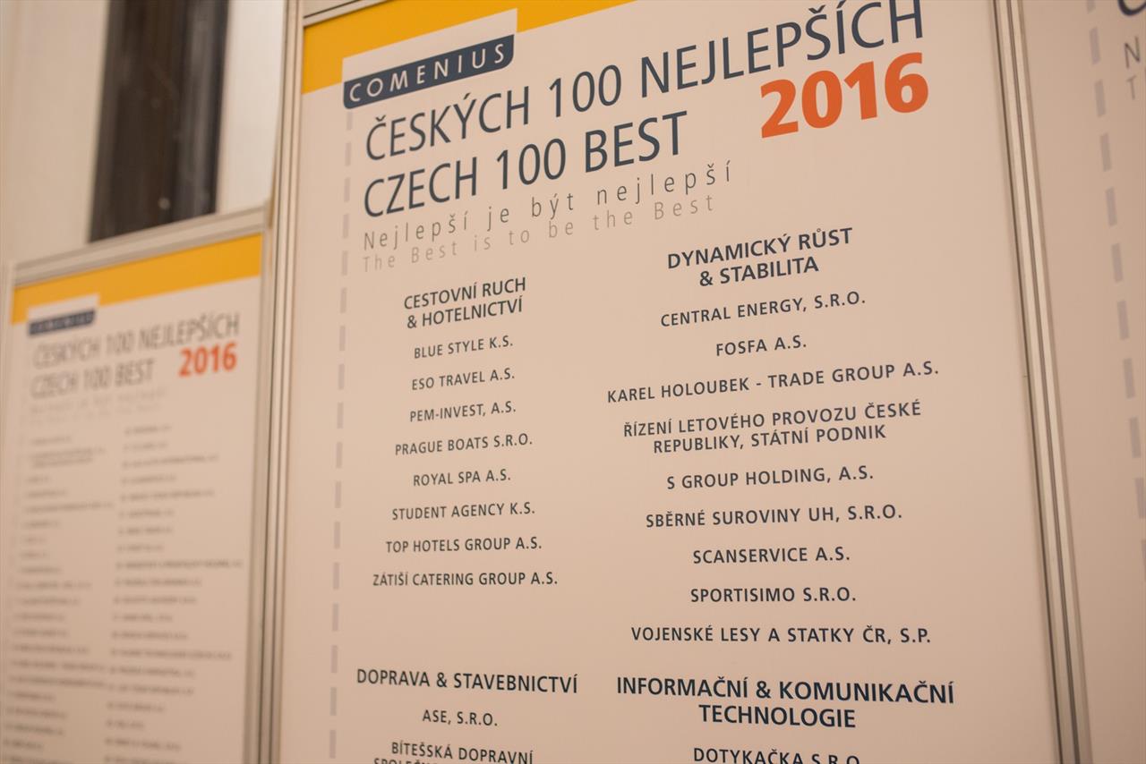 Prague Boats zařazena mezi Českých 100 nejlepších 2016