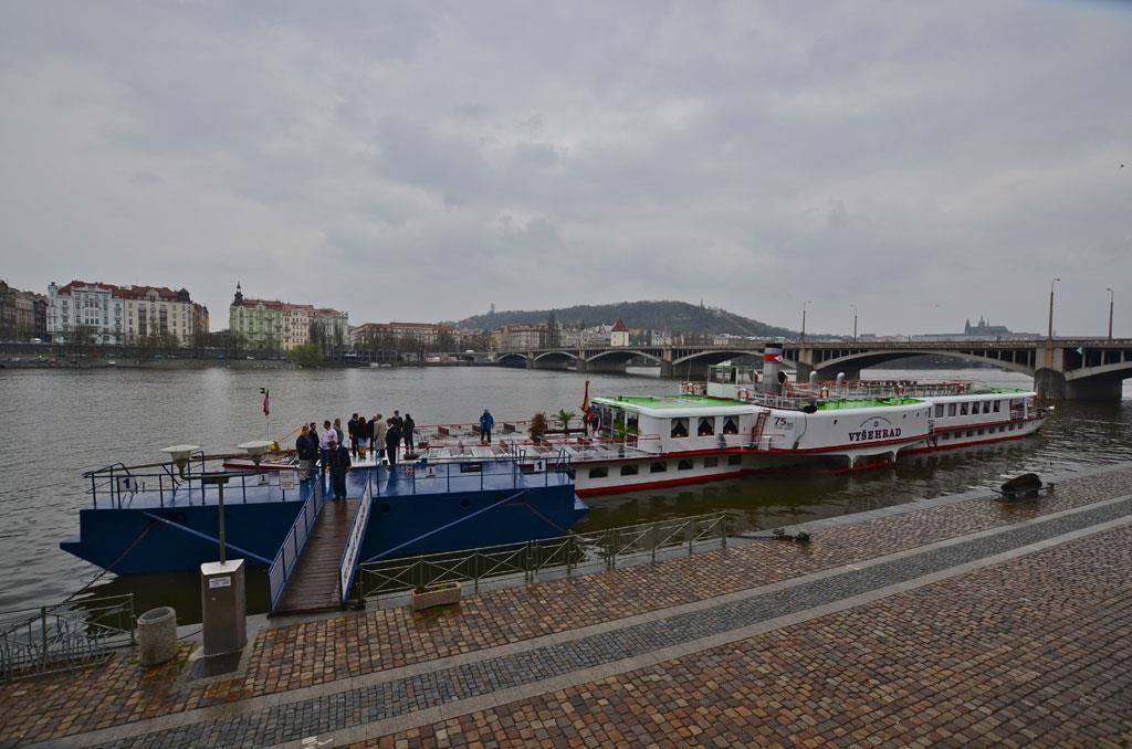 Steamboat Vyšehrad - opening cruise 2013 Steamboat Vyšehrad - opening cruise 2013