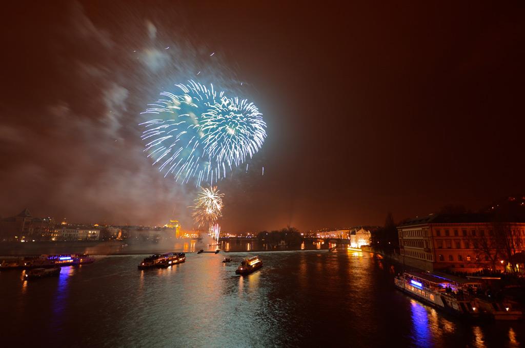 Photo: Fireworks on the Vltava – 6