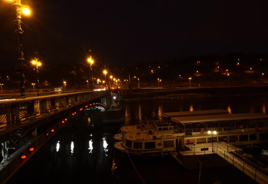 Photo: First snow on the Vltava – 6