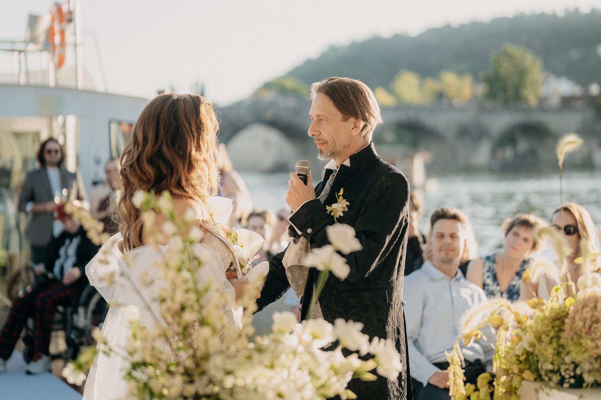 Una boda atemporal como sacada de una película