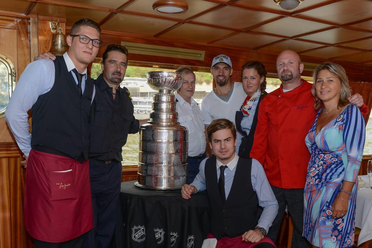 Foto: Michal Rozsíval & Stanley Cup auf dem Schiff… – 1