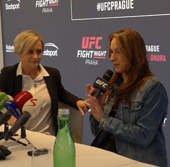 UFC - tisková konference na lodi Grand Bohemia