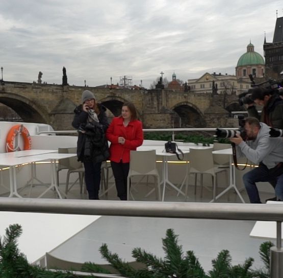 UFC - tisková konference na lodi Grand Bohemia