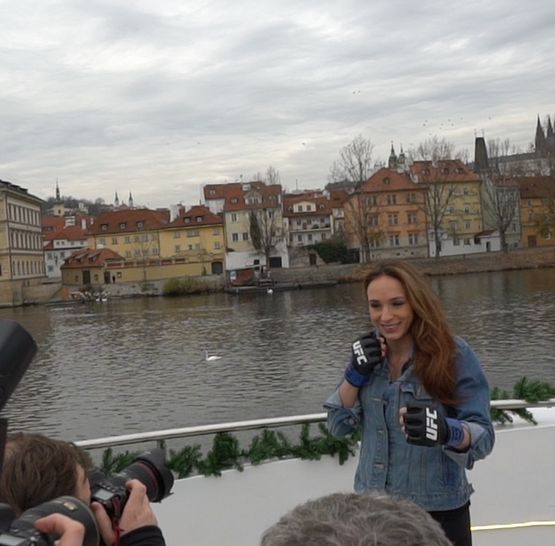 UFC - tisková konference na lodi Grand Bohemia
