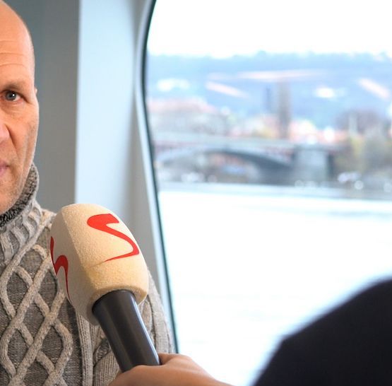 UFC - tisková konference na lodi Grand Bohemia