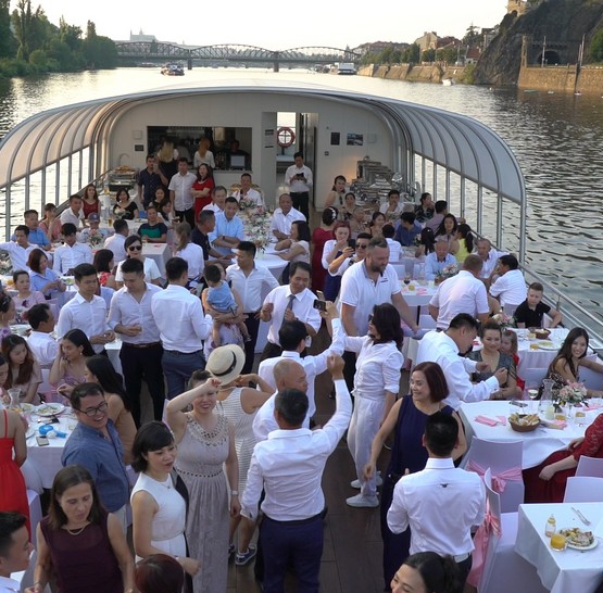 Výročí svatby na lodi Bohemia Rhapsody