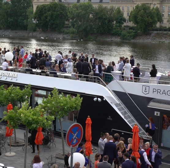 Svatba na lodi Grand Bohemia