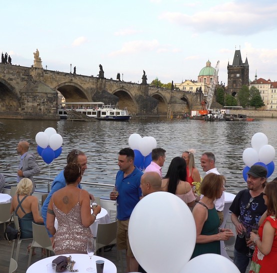 Svatební after party na lodi Agnes de Bohemia