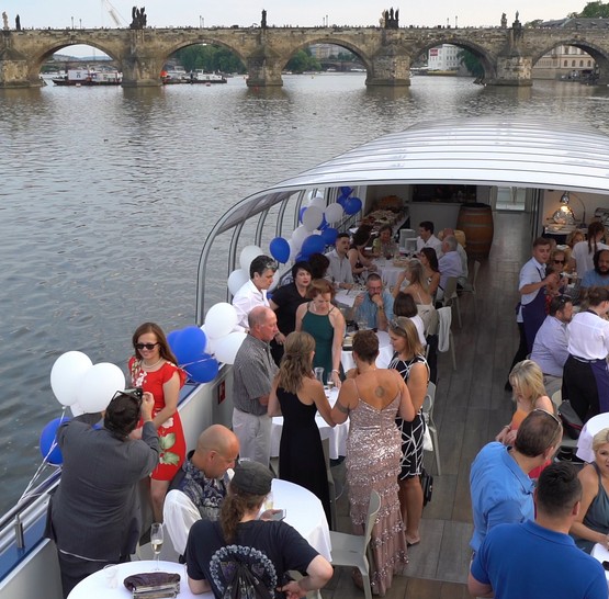 Svatební after party na lodi Agnes de Bohemia