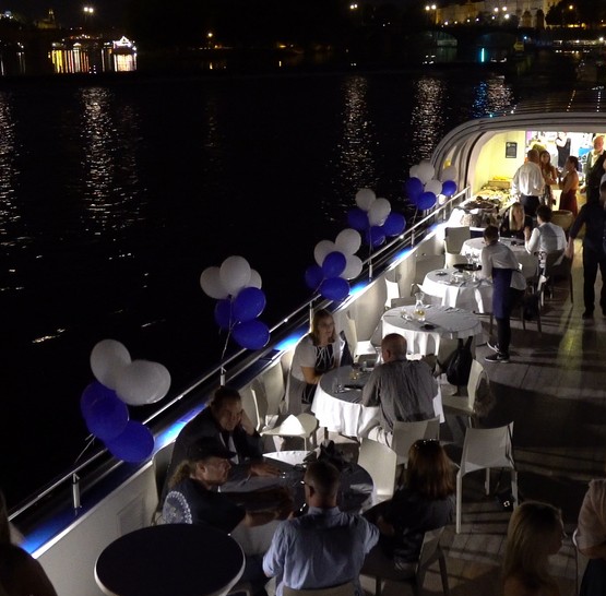 Svatební after party na lodi Agnes de Bohemia