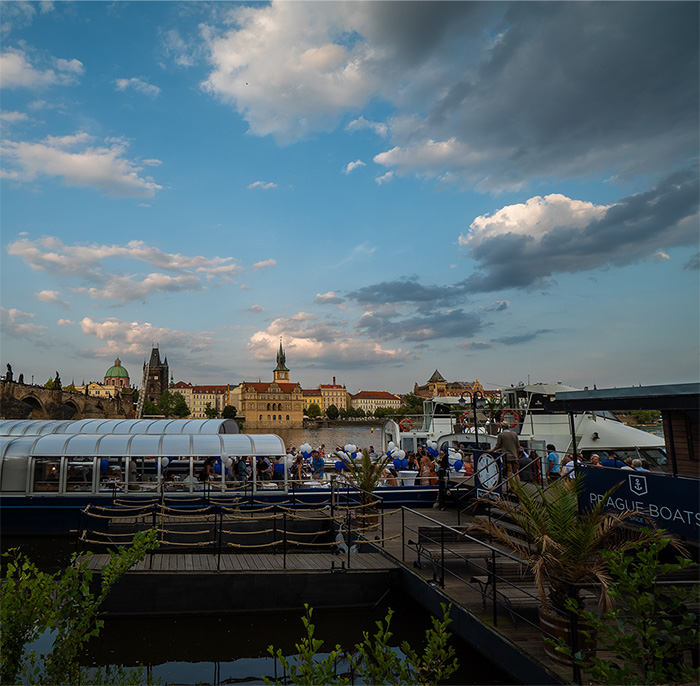 Wedding after party on Agnes de Bohemia Boat in Prague