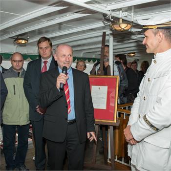 Historické parníky slavnostně předány pod památkovou ochranu