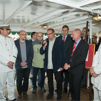 Historické parníky slavnostně předány pod památkovou ochranu
