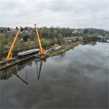 Fotogalerie - nakládka v Týnci nad Sázavou