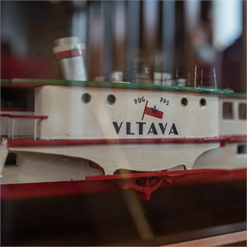 Miniatura parníku Vltava