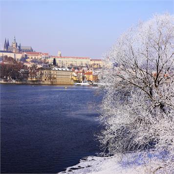 Christmas Prague by Night