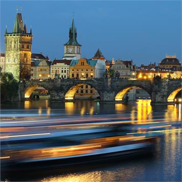 Christmas Prague by Night