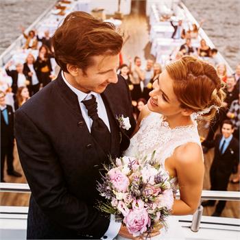 Nezapomenutelný svatební den na lodi