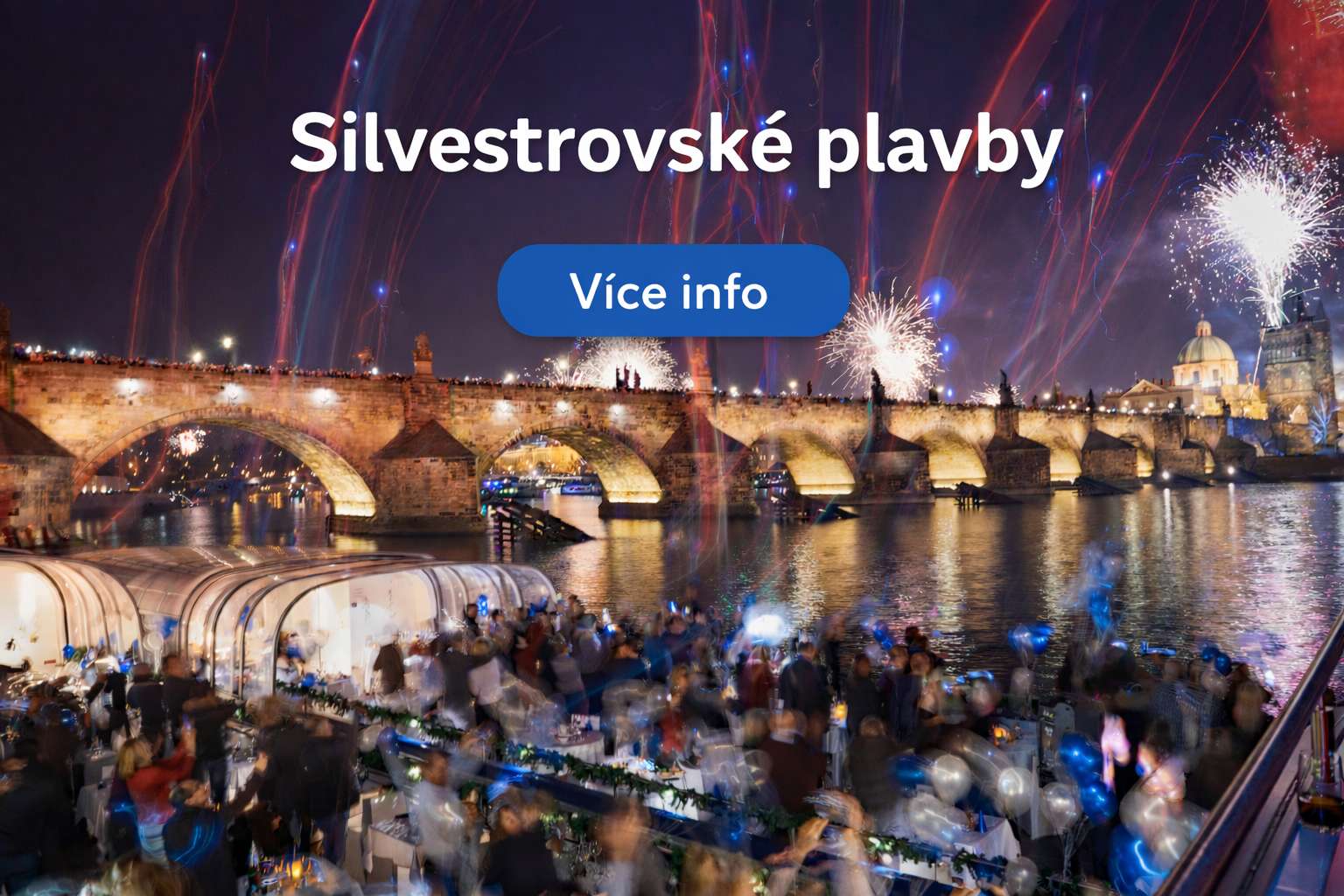 Silvestrovské plavby po Vltavě 2025