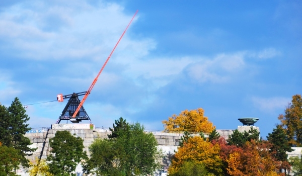 Time machine at Letná park